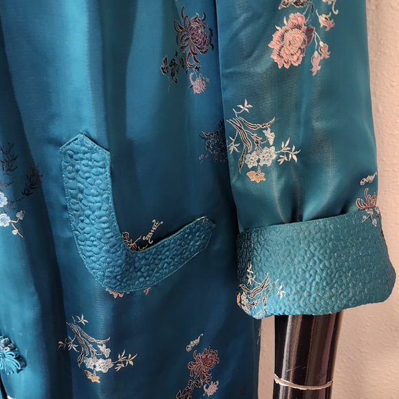 Vintage Chinese Silk Kimono Size 36 - Picture 5 of 10